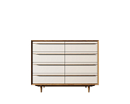 Комод "Bruni white" на восемь ящиков арт BR06WH 250_100_Array